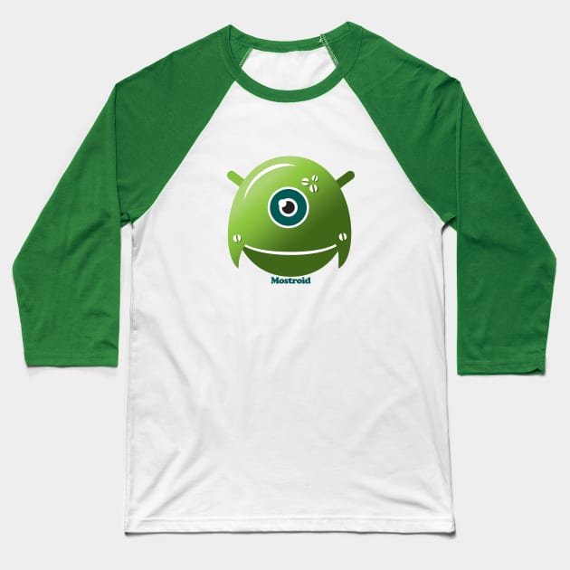 monstroid Baseball T-Shirt by graphicganga